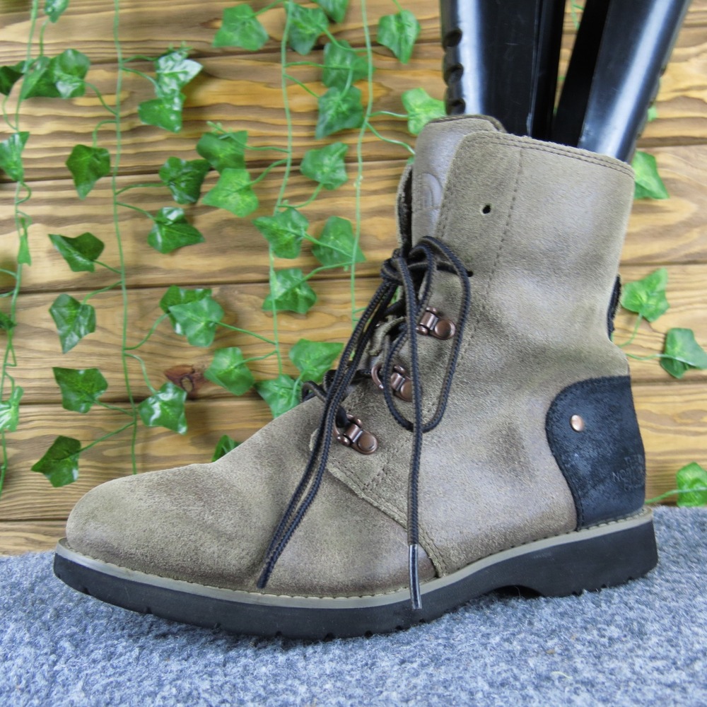 The North Face Ballard Lace II Women 6 Brown Suede Leather Ankle Boots